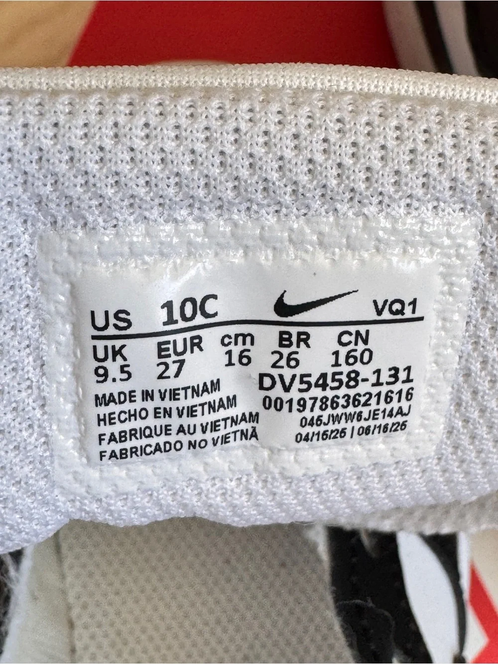 New Nike Court Borough Low Recraft Toddler Sneakers 10 Black/White (no lace)